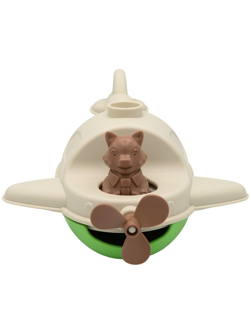 Le Jouet Simple - Hydravion Bateau Beige - Kiabi