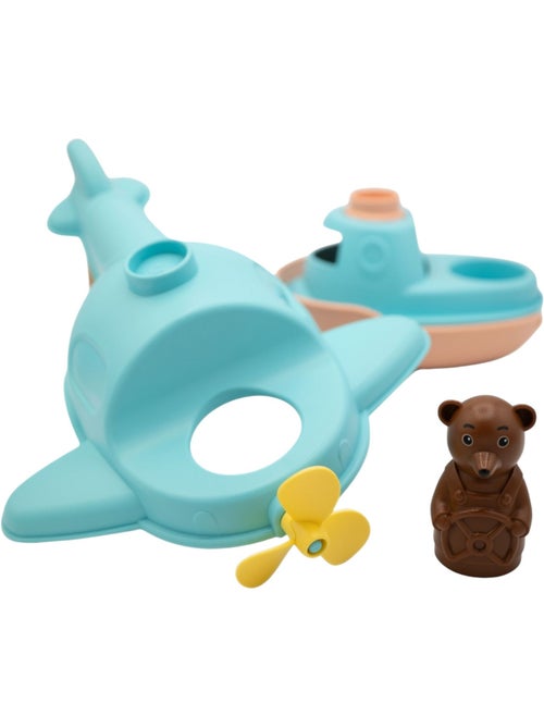 Le Jouet Simple - Hydravion Bateau de Petit Ours Brun - Kiabi Le Jouet Simple - Hydravion Bateau de Petit Ours Brun - Kiabi