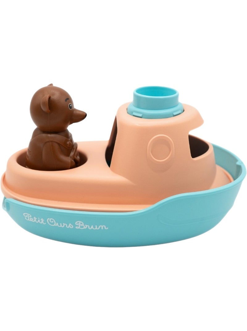 Le Jouet Simple - Petit Bateau Petit Ours Brun Bleu - Kiabi