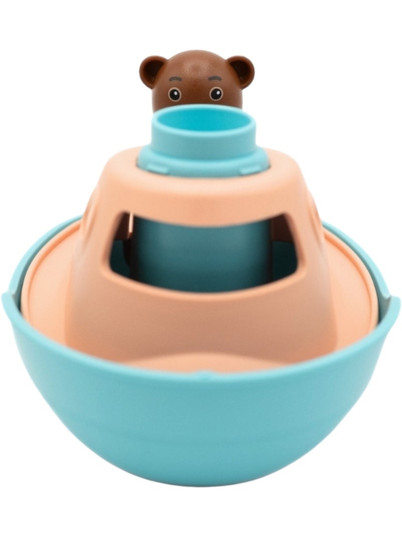 Le Jouet Simple - Petit Bateau Petit Ours Brun Bleu - Kiabi