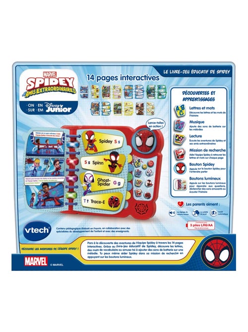 Le livre-jeu éducatif de Spidey - Kiabi
