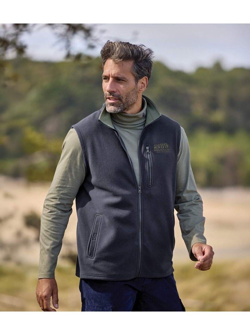 Le lot de 2 gilets polaire sans manches outdoor  - atlas for men Bleu Vert - Kiabi
