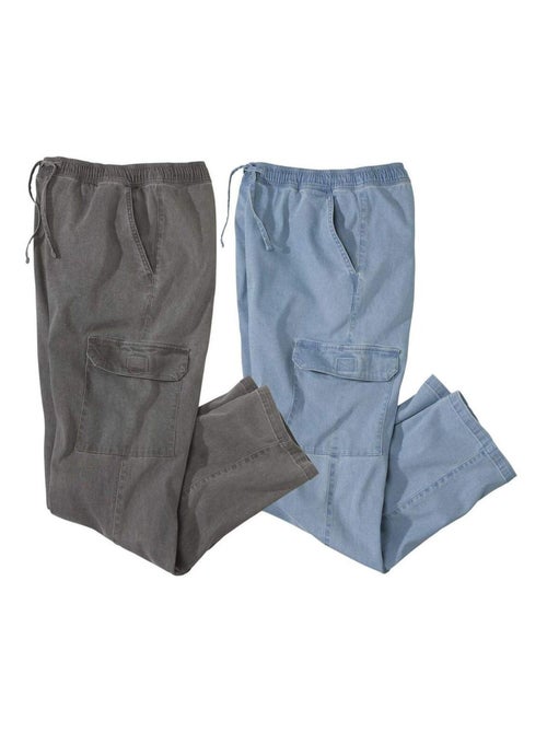 Le Lot de 2 Jeans Top Confort  - ATLAS FOR MEN - Kiabi