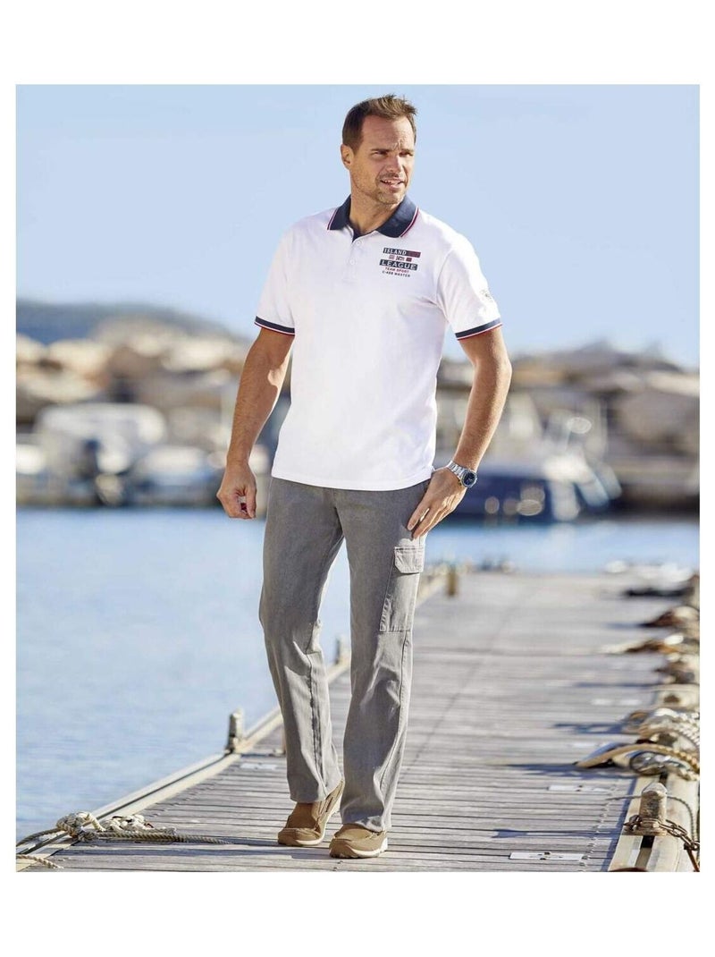 Le Lot de 2 Jeans Top Confort  - ATLAS FOR MEN Gris Gris - Kiabi