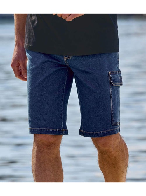 Le Lot de 2 Pantacourts Cargo en Jean  - ATLAS FOR MEN - Kiabi