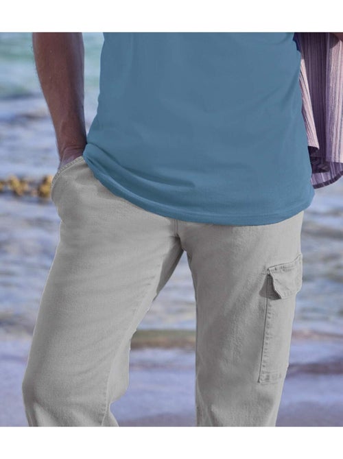 Le Lot de 2 Pantacourts Cargo en Jean  - ATLAS FOR MEN - Kiabi