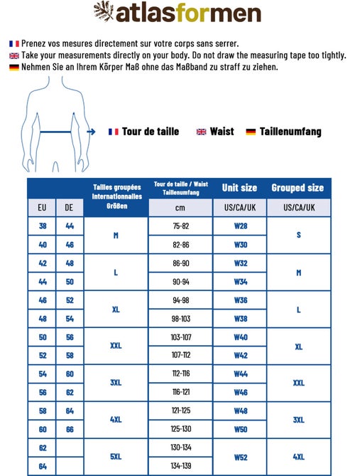 Le lot de 2 pantalons micropolaire  - ATLAS FOR MEN - Kiabi