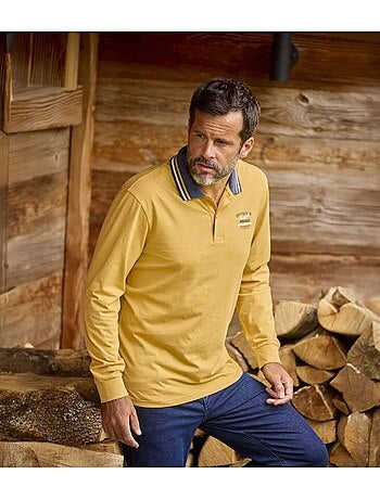 Le lot de 2 polos manches longues en coton - atlas for men