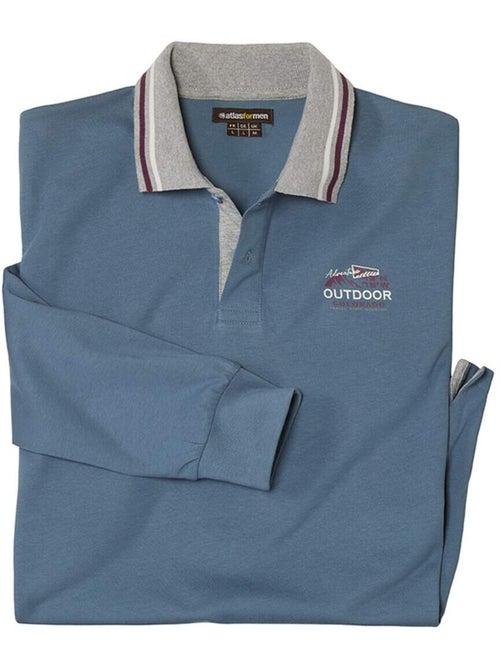 Le lot de 2 polos manches longues outdoor - atlas for men - Kiabi Le lot de 2 polos manches longues outdoor - atlas for men - Kiabi