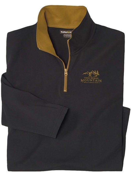 Le lot de 2 sous-pulls en coton col zippé  - atlas for men - Kiabi