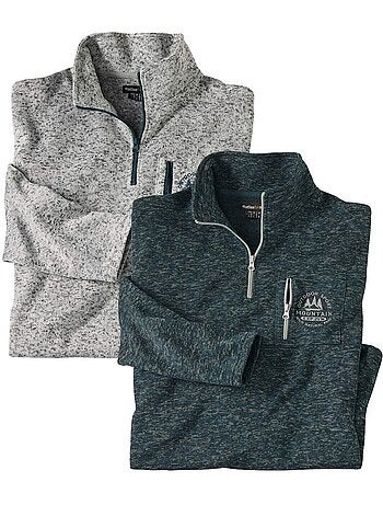 Le lot de 2 sweats molleton - atlas for men