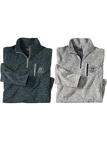 Le lot de 2 sweats molleton - atlas for men