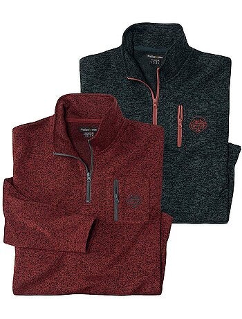 Lot de 2 Sweats Molleton Sportwear - ATLAS FOR MEN