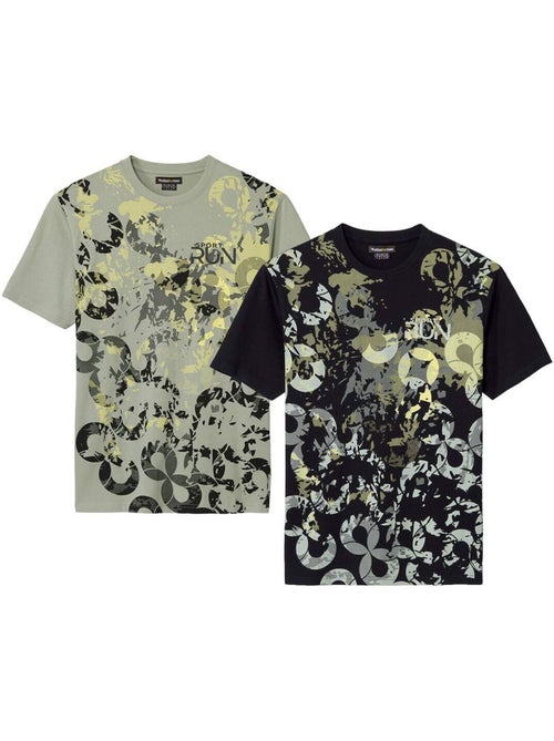 Le Lot de 2 T-Shirts Sport  - ATLAS FOR MEN - Kiabi