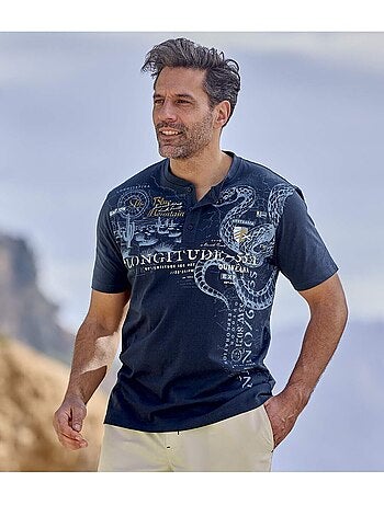 Le Lot de 2 Tee-Shirts Col Boutonnés - ATLAS FOR MEN