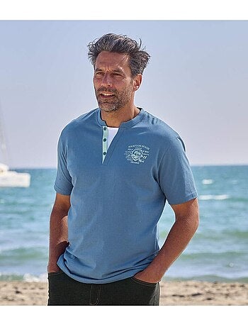Le lot de 2 tee-shirts col fantaisie - atlas for men
