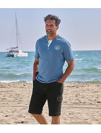 Le lot de 2 tee-shirts col fantaisie - atlas for men