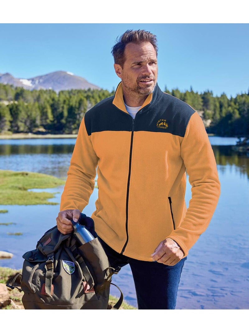 Le Lot de 2 Vestes Polaires Winter  - ATLAS FOR MEN Bleu Jaune - Kiabi