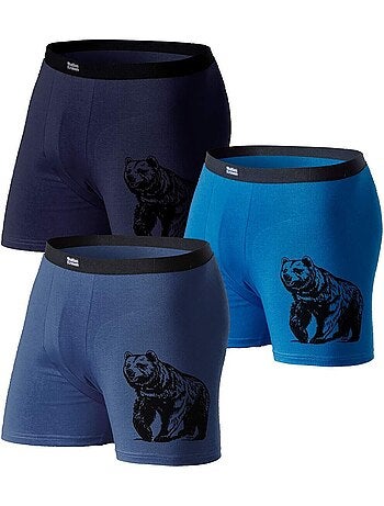 Lot de 3 Boxers Stretch Confort - ATLAS FOR MEN