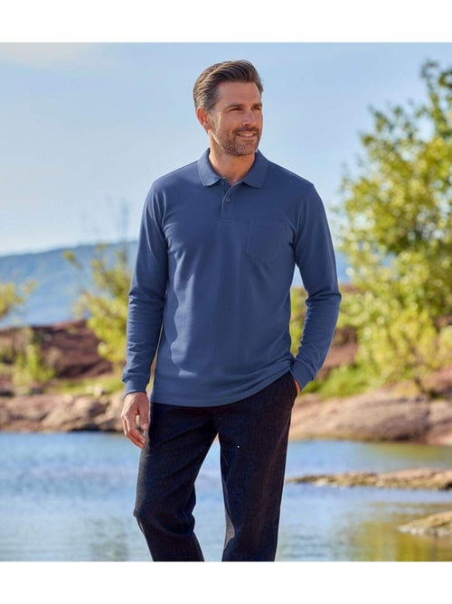 Le Lot de 3 Polos Manches Longues Outdoor  - ATLAS FOR MEN - Kiabi