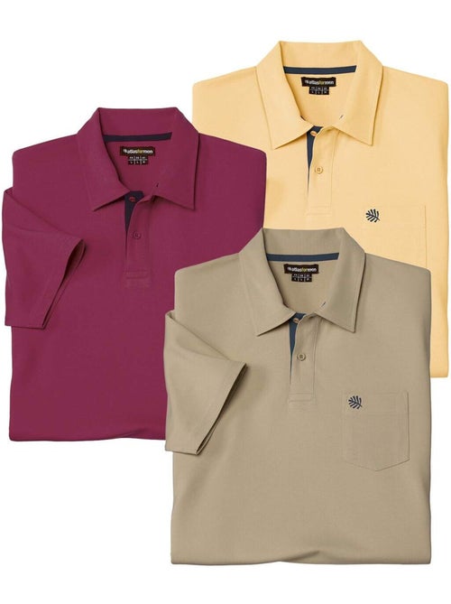 Le lot de 3 polos summertime - atlas for men - Kiabi Le lot de 3 polos summertime - atlas for men - Kiabi