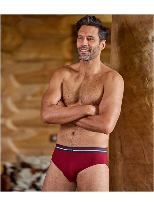 Le Lot de 3 Slips Confort  - ATLAS FOR MEN - Kiabi