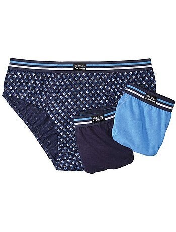 Le lot de 3 slips confort coton - atlas for men