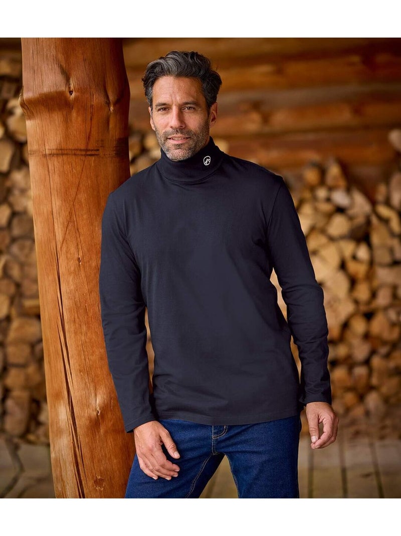 Le lot de 3 sous-pulls col roulé  - atlas for men Gris Bordeaux Noir - Kiabi