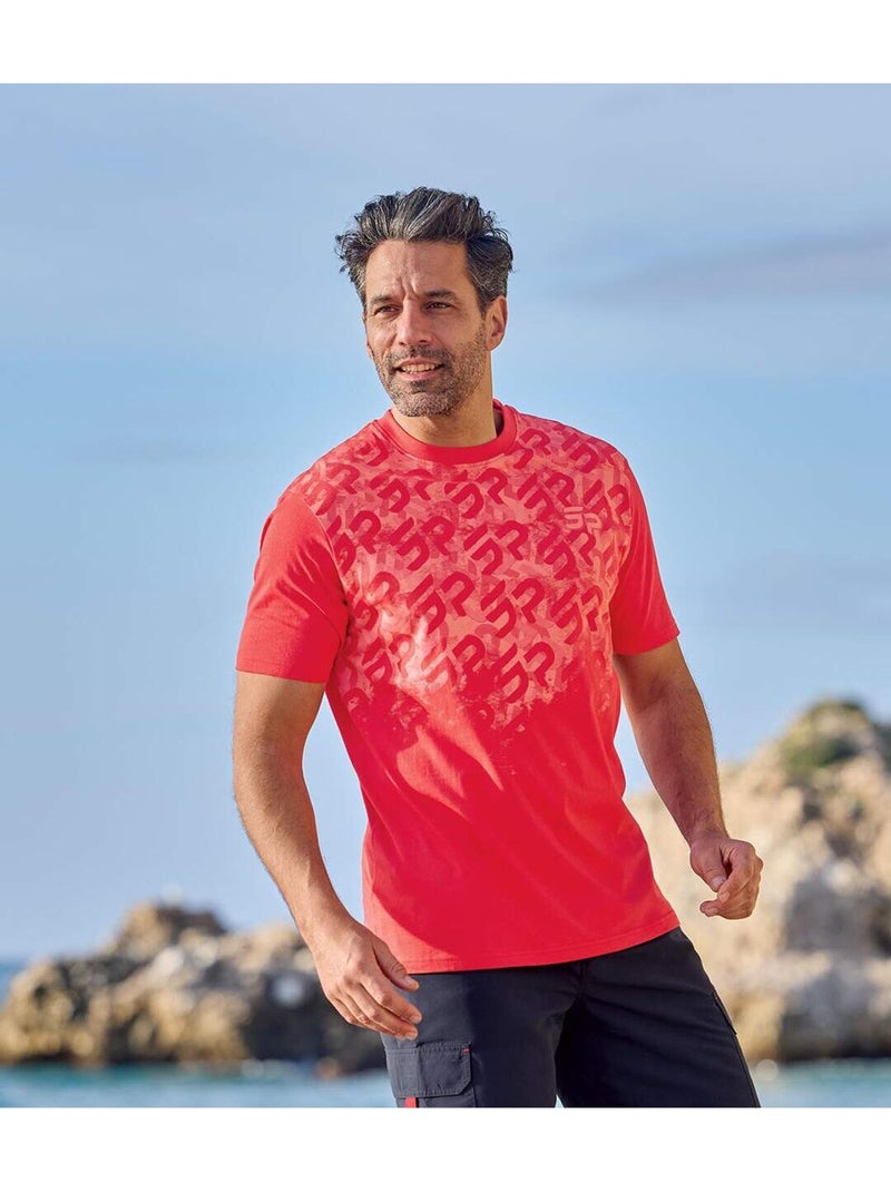 Le Lot de 3 Tee-Shirts Atlas® Sport  - ATLAS FOR MEN Bleu Rouge Bleu - Kiabi