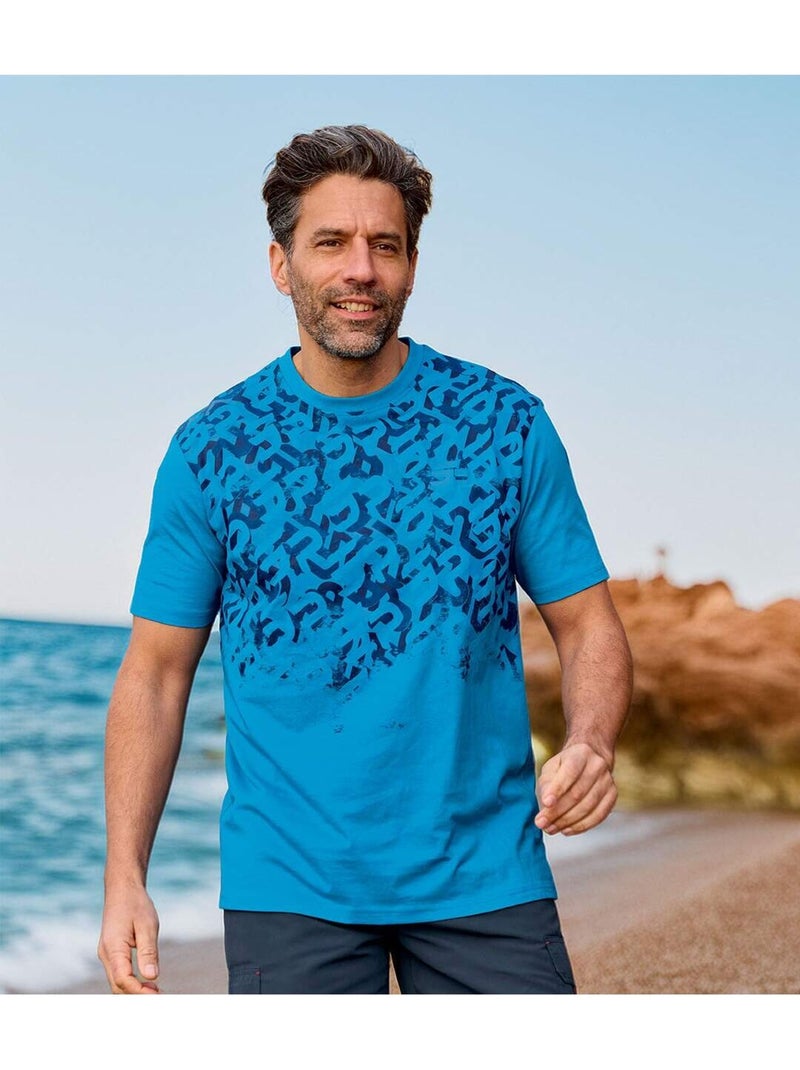 Le Lot de 3 Tee-Shirts Atlas® Sport  - ATLAS FOR MEN Bleu Rouge Bleu - Kiabi