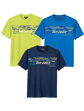 Le lot de 3 tee-shirts sport graphiques - atlas for men
