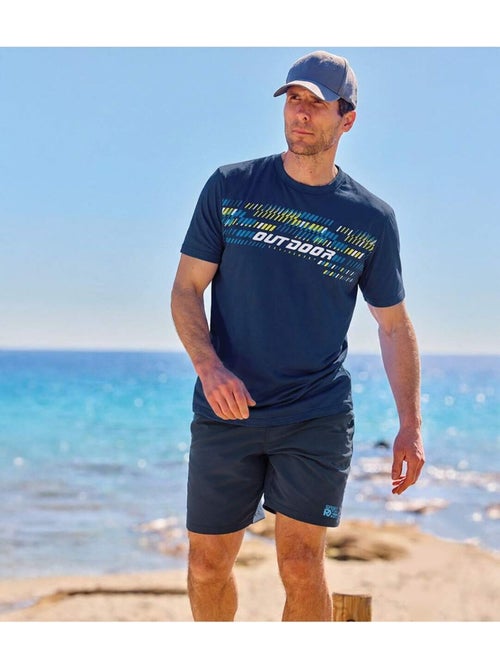 Le Lot de 3 Tee-Shirts Sport Graphiques  - ATLAS FOR MEN - Kiabi