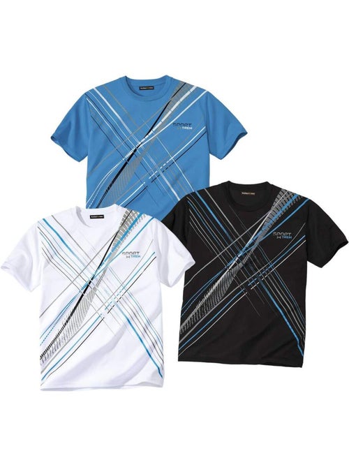 Le Lot de 3 Tee-Shirts Sport X-Trem  - ATLAS FOR MEN - Kiabi