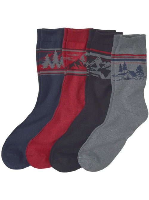 Le lot de 4 paires de chaussettes de ville - atlas for men - Kiabi Le lot de 4 paires de chaussettes de ville - atlas for men - Kiabi