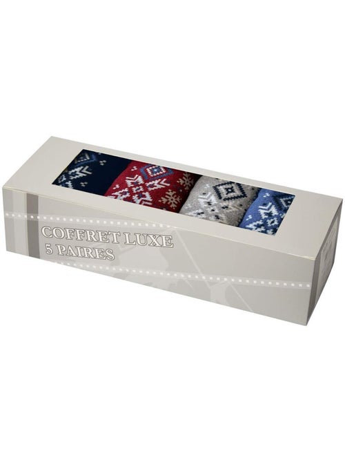 Le Lot de 4 Paires de Chaussettes Motifs Jacquard - ATLAS FOR MEN - Kiabi Le Lot de 4 Paires de Chaussettes Motifs Jacquard - ATLAS FOR MEN - Kiabi