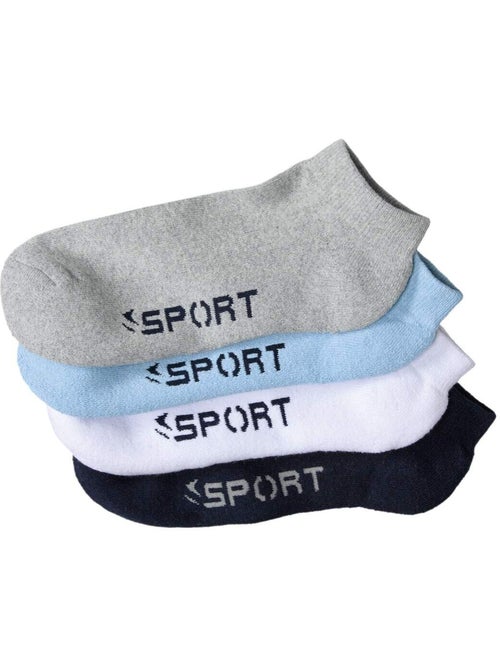 Le lot de 4 paires de socquettes sport  - atlas for men - Kiabi