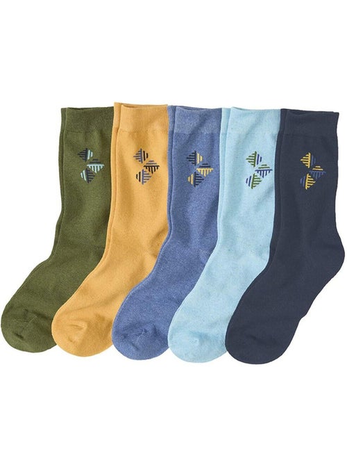 Le lot de 5 paires de chaussettes de ville - atlas for men - Kiabi Le lot de 5 paires de chaussettes de ville - atlas for men - Kiabi