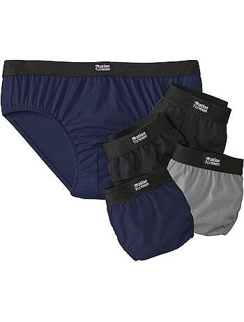 Le lot de 5 slips coton top confort - atlas for men