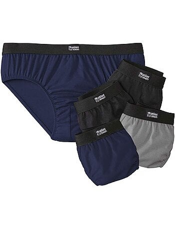 Le Lot de 5 Slips Stretch Confort - ATLAS FOR MEN
