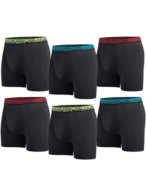 Le lot de 6 boxers stretch confort - atlas for men - Kiabi Le lot de 6 boxers stretch confort - atlas for men - Kiabi