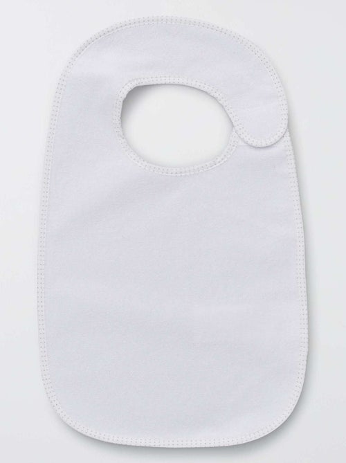 Le lot de 7 bavoirs éponge doublés - Kiabi