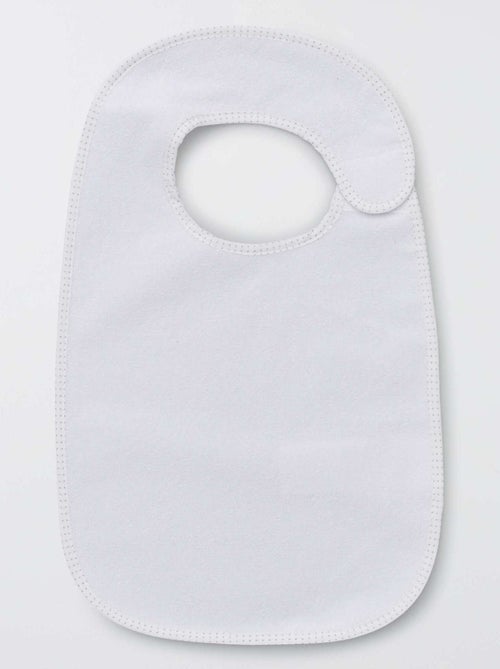 Le lot de 7 bavoirs éponge doublés - Kiabi