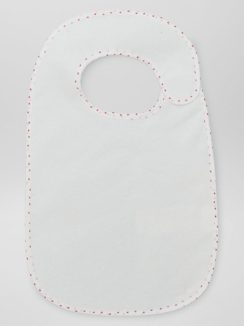 Le lot de 7 bavoirs éponge doublés Rose/bleu - Kiabi