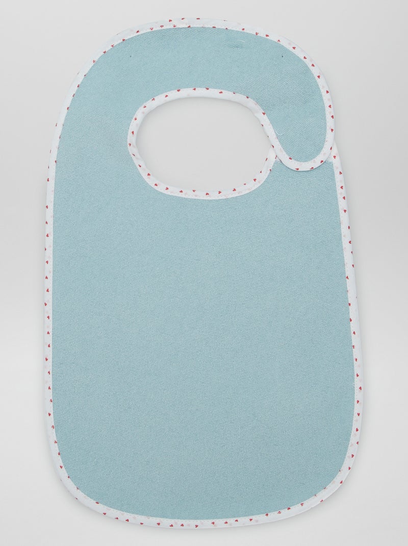 Le lot de 7 bavoirs éponge doublés Rose/bleu - Kiabi