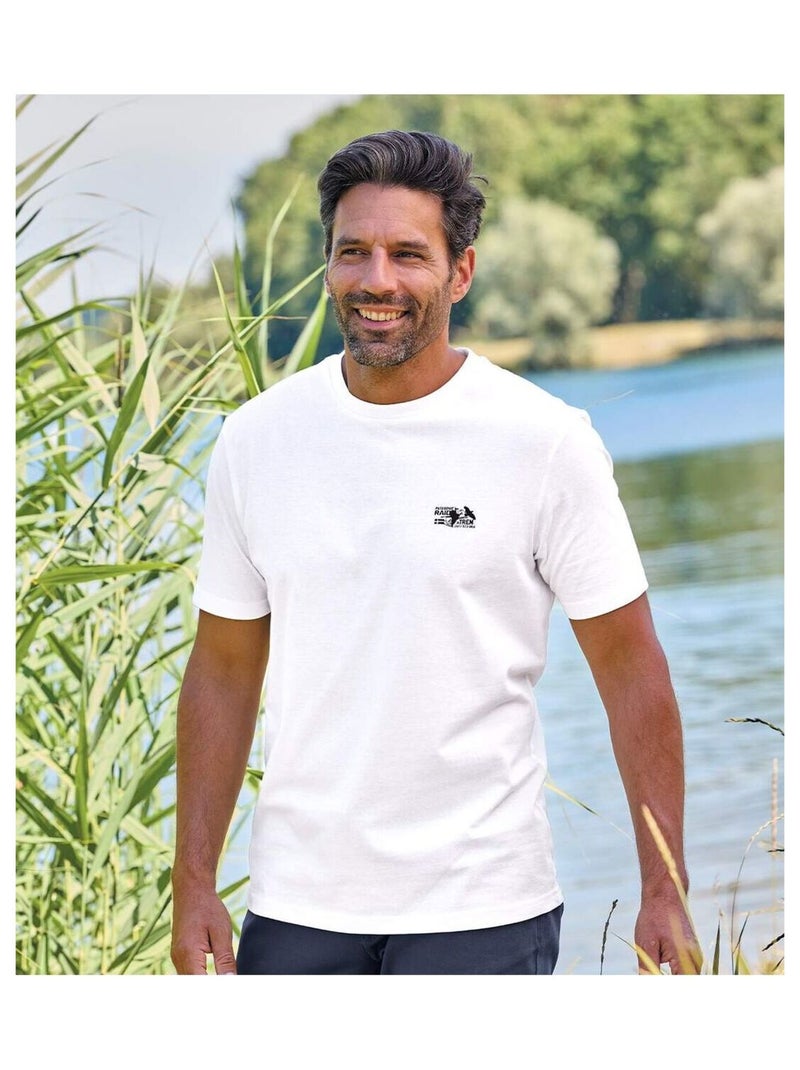 Le Lot de 7 Tee-Shirts Atlas®   - ATLAS FOR MEN Blanc Bleu Noir - Kiabi