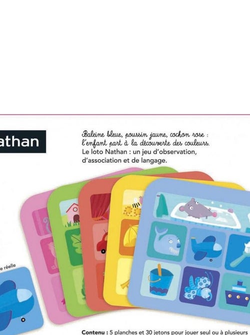 Le Loto des couleurs - Nathan - Kiabi