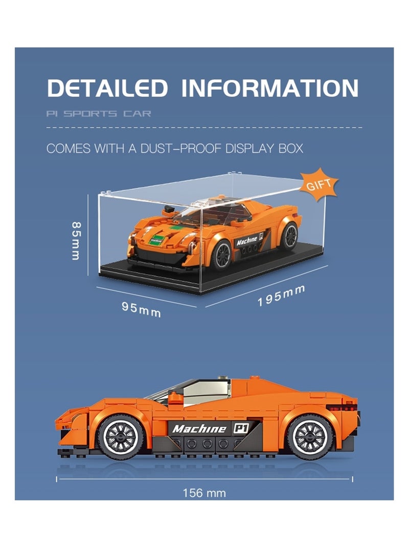 Le Mini P1 Jeu de construction de voiture de sport Orange - Kiabi
