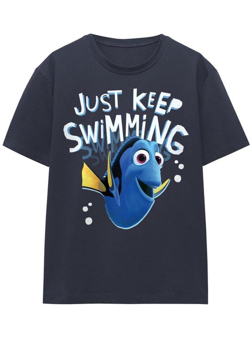 Le Monde de Nemo - T-shirt JUST KEEP SWIMMING (Dory, Nemo) - Kiabi