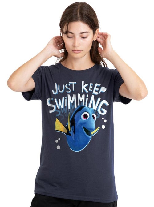 Le Monde de Nemo - T-shirt JUST KEEP SWIMMING (Dory, Nemo) - Kiabi