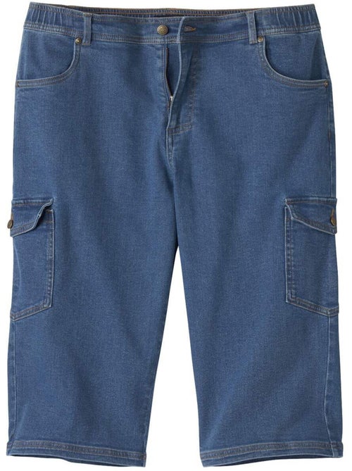 Le Pantacourt Détente Cargo en Denim - ATLAS FOR MEN - Kiabi Le Pantacourt Détente Cargo en Denim - ATLAS FOR MEN - Kiabi